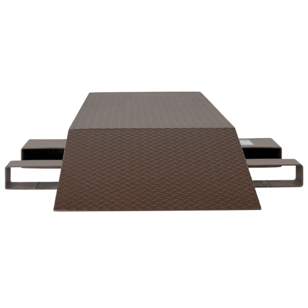 84" L x 24" W x 6.25" H Steel Wheel Riser With Fork Pockets