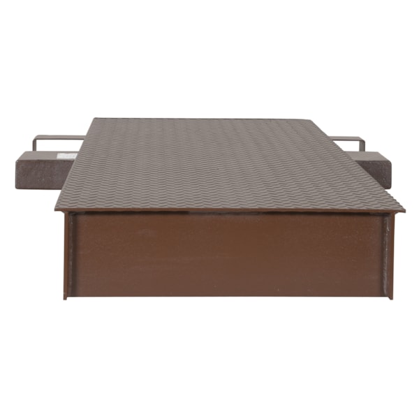 84" L x 24" W x 6.25" H Steel Wheel Riser With Fork Pockets