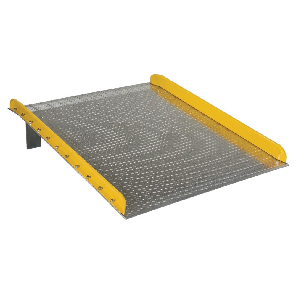 60" x 72" Alumiunum Dock Board with Steel Curb, 10,000 lb. Capacity