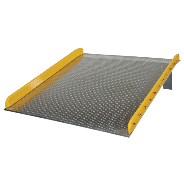 60" x 72" Alumiunum Dock Board with Steel Curb, 10,000 lb. Capacity