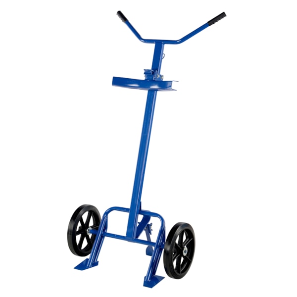 Mold-On-Rubber Barrel & Drum Truck, 800 Lb