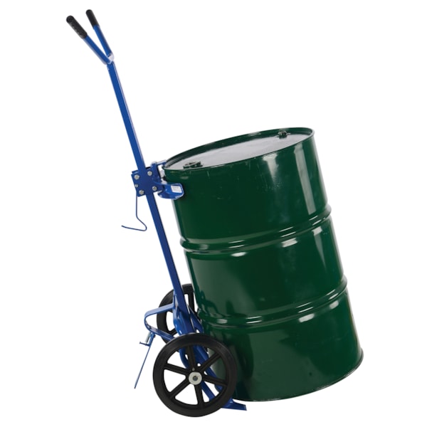 Mold-On-Rubber Barrel & Drum Truck, 800 Lb