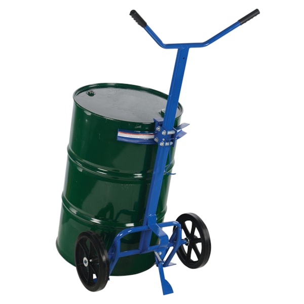 Mold-On-Rubber Barrel & Drum Truck, 800 Lb