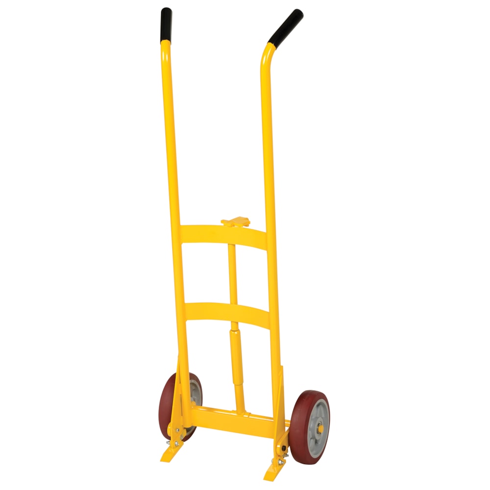 Poly-On-Poly Drum Truck with Spring Assist