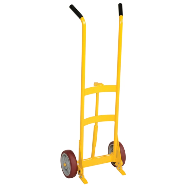Poly-On-Poly Drum Truck with Spring Assist