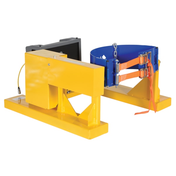 DC Powered Fork Truck Drum Carrier & Rotator , 1,200 lb. Capacity