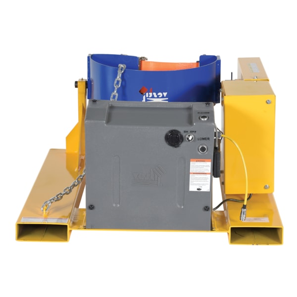 DC Powered Fork Truck Drum Carrier & Rotator , 1,200 lb. Capacity