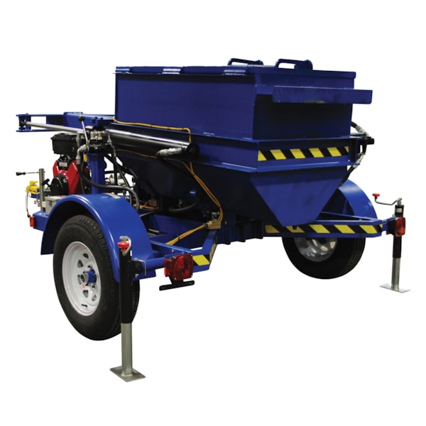 Gas-Powered Hydraulic Drum Crusher