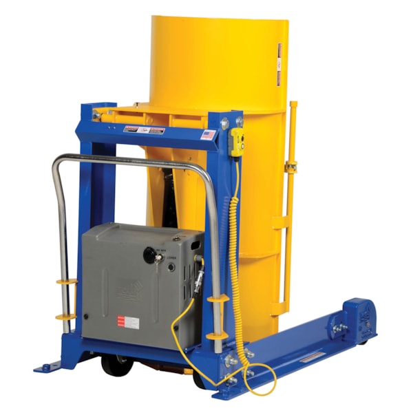36" Portable Hydraulic Drum Dumper, 1,000 lb. Capacity