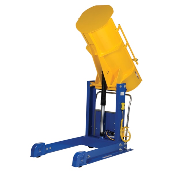 36" Portable Hydraulic Drum Dumper, 1,000 lb. Capacity