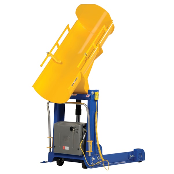 36" Portable Hydraulic Drum Dumper, 1,000 lb. Capacity