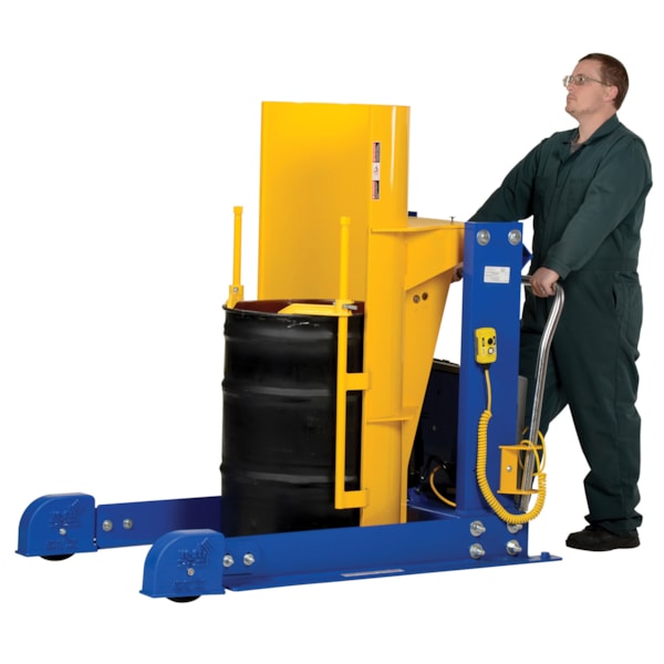 36" Portable Hydraulic Drum Dumper, 1,000 lb. Capacity