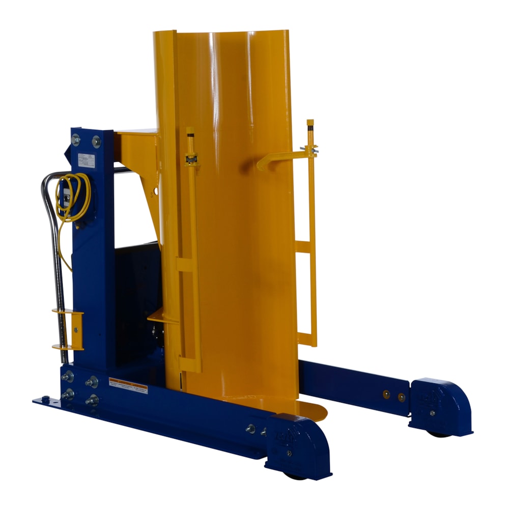 36" Portable Hydraulic Drum Dumper,  750 lb. Capacity