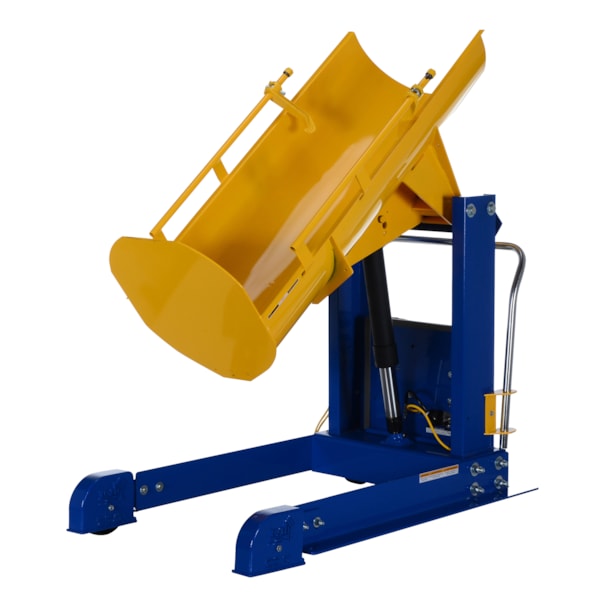 36" Portable Hydraulic Drum Dumper,  750 lb. Capacity