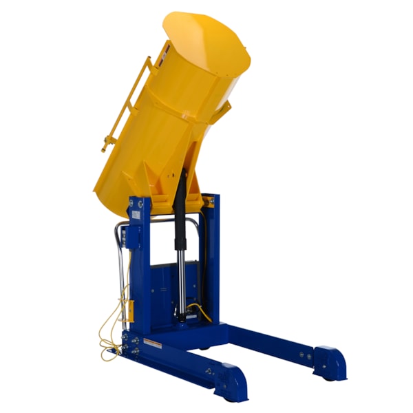 36" Portable Hydraulic Drum Dumper,  750 lb. Capacity