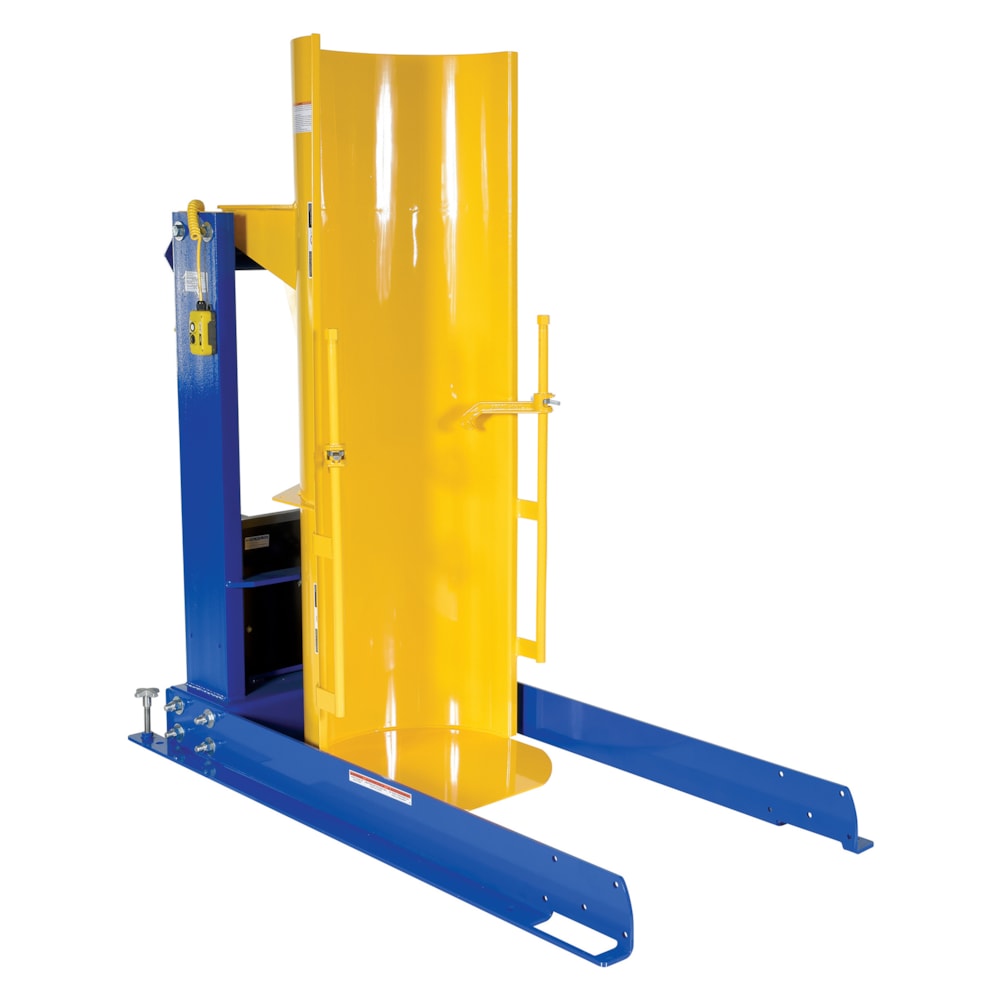36" Stationary Hydraulic Drum Dumper, 750 lb. Capacity