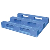47 1/8" x 39 1/4" x 6 1/2" 8800 lb. Plastic Pallet Skid thumbnail 2