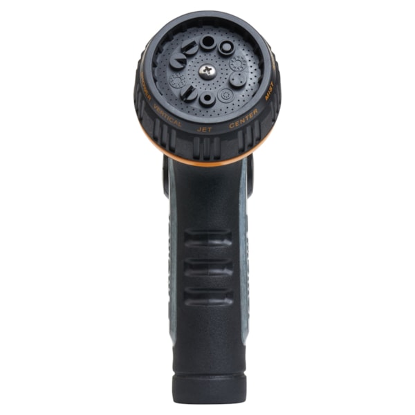 XT 10-Pattern Thumb Control Heavyweight Metal Water Hose Spray Nozzle