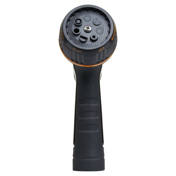 XT 7-Pattern Rear Trigger Heavyweight Metal Water Hose Spray Nozzle