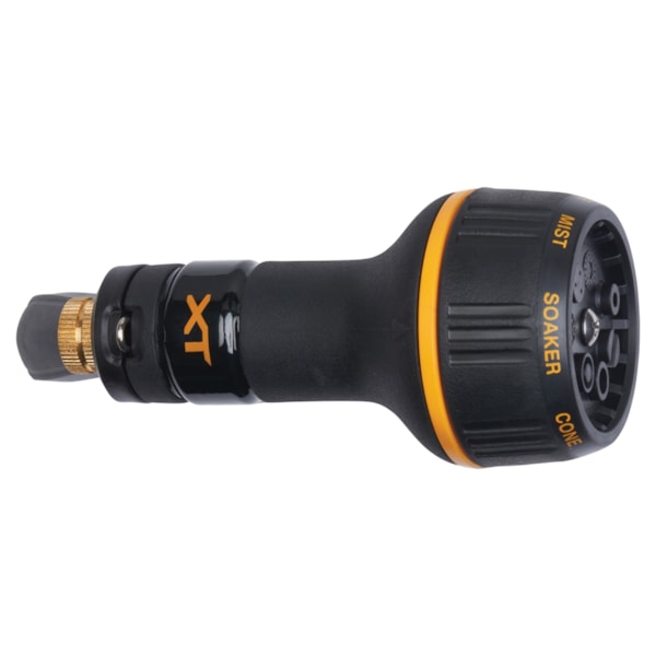 XT 7-Pattern Rear Trigger Heavyweight Metal Water Hose Spray Nozzle