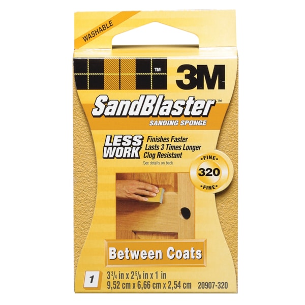 SandBlaster™ 5X 3 3/4" x 2 1/2" x 1" Advanced Sanding Sponge
