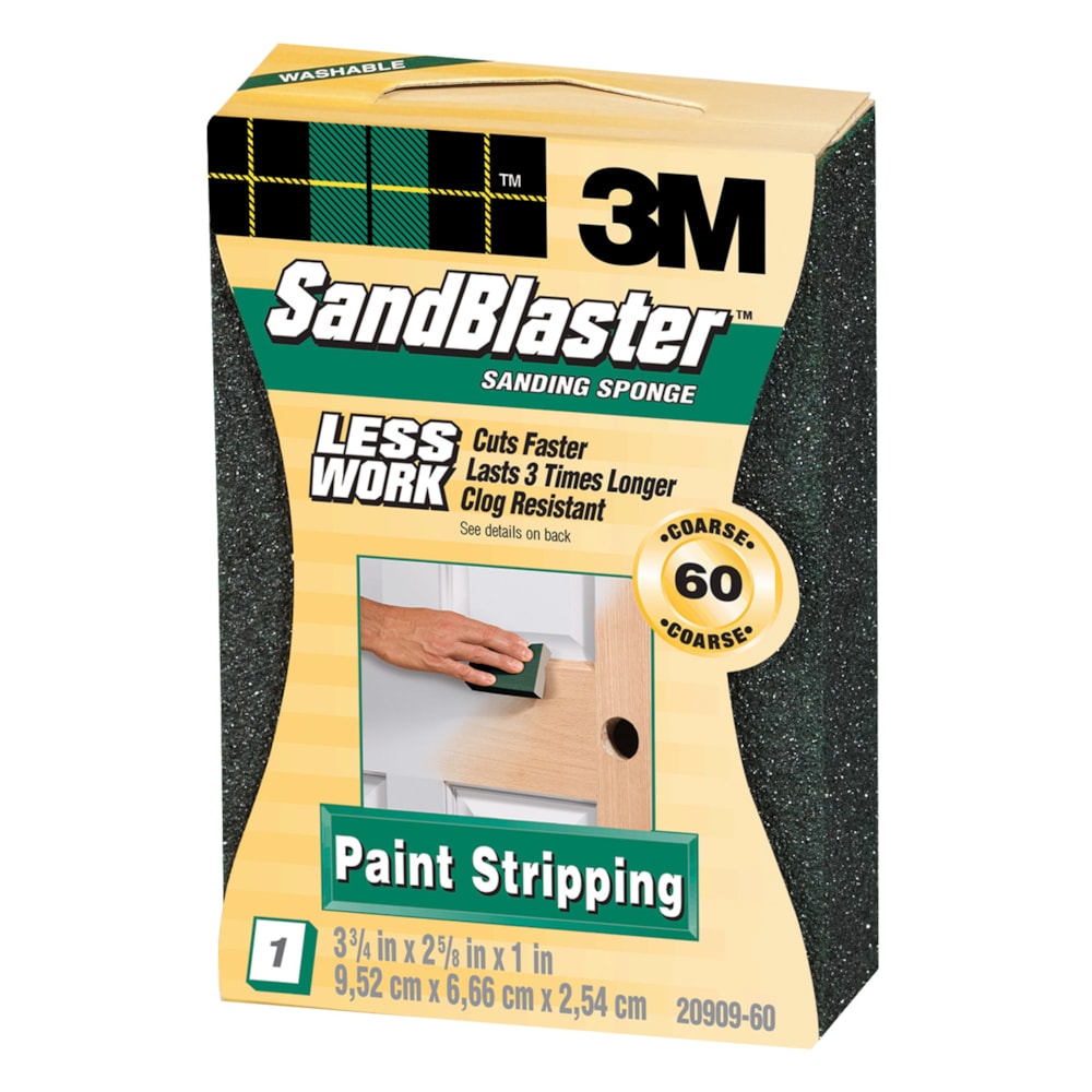 SandBlaster™ 5X 3 3/4" x 2 1/2" x 1" Advanced Sanding Sponge