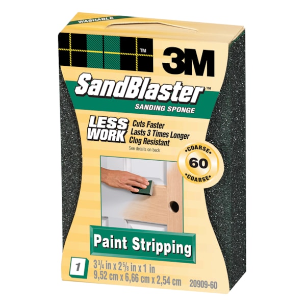 SandBlaster™ 5X 3 3/4" x 2 1/2" x 1" Advanced Sanding Sponge