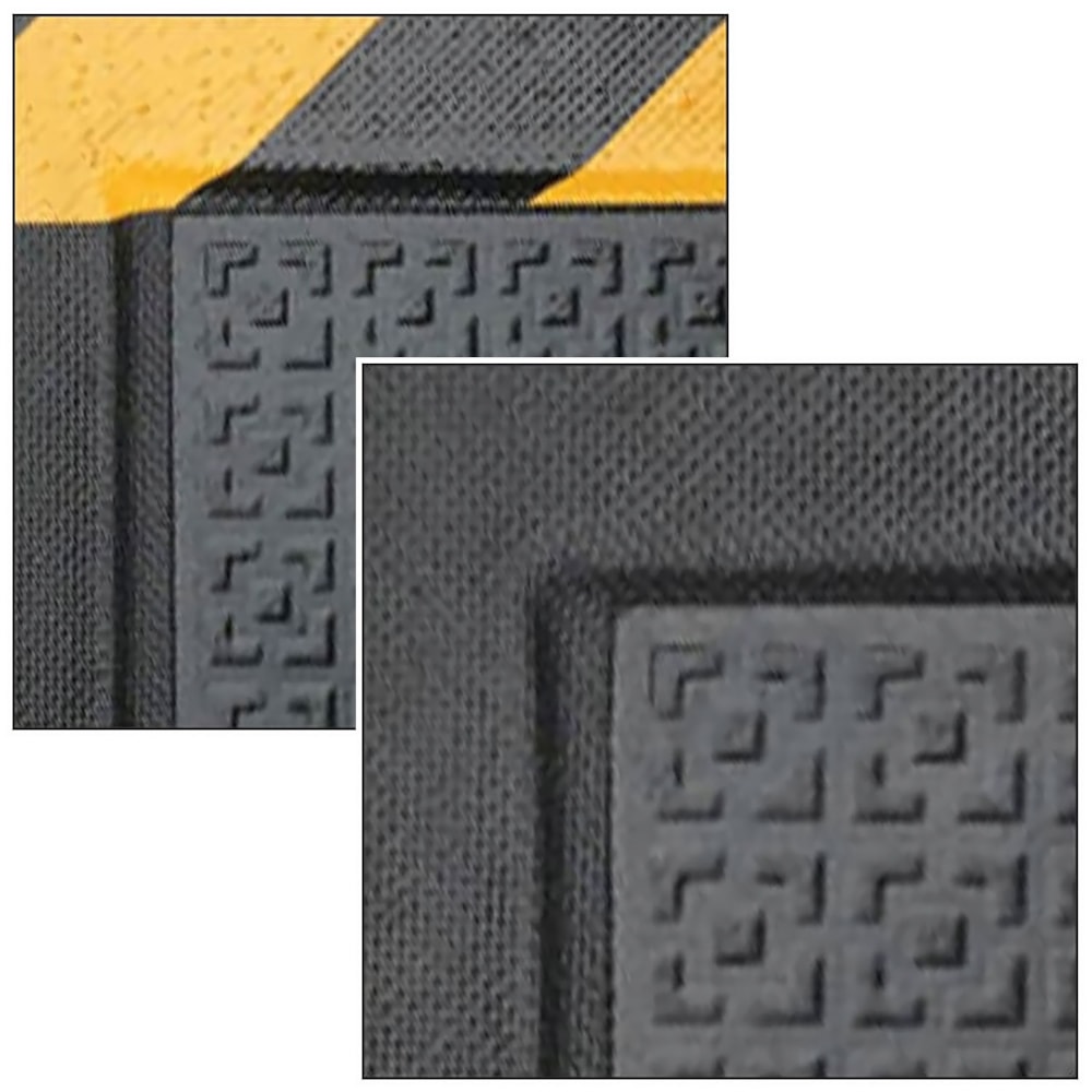 DuraComfort Textured Surface Mat Black 3' x 5'