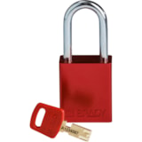 SafeKey Lockout Padlock Aluminum 1.5" Steel Shackle Keyed Different thumbnail 1