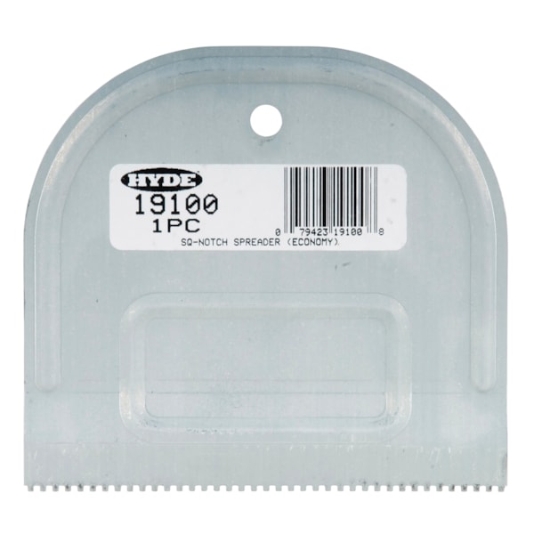 Metal 1/16" x 1/16" x 1/16" SQ-Notch Adhesive Spreader