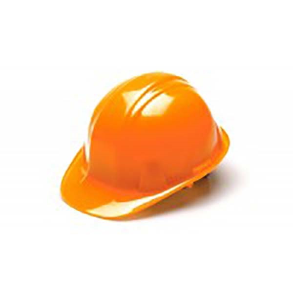 Hi Vis Orange Cap Style 4-Point Ratchet Hard Hat