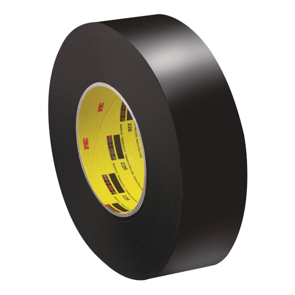 Scotch® Solvent Resistant Masking Tape 226 Black, 1-1/2 in x 60 yd 10.6 mil, 24 per case Bulk