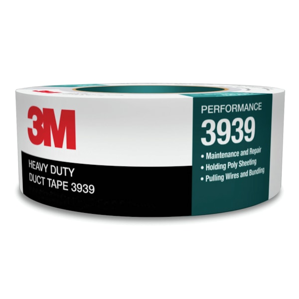 Heavy Duty Duct Tape 3939 Silver, 72 mm x 54.8 m 9.0 mil, 12 per case Bulk