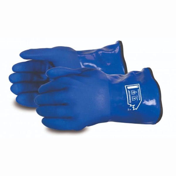 Chemstop™ 12" PVC-Coated TenActiv™ Lined Anti-Impact Level A8 Cut & Chemical Resistant Gloves