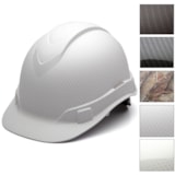 Ridgeline® Graphite & Camo Pattern 4-Point Ratchet Suspension Cap Hard Hat thumbnail 1