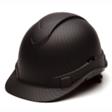 Ridgeline® Graphite & Camo Pattern 4-Point Ratchet Suspension Cap Hard Hat thumbnail 2