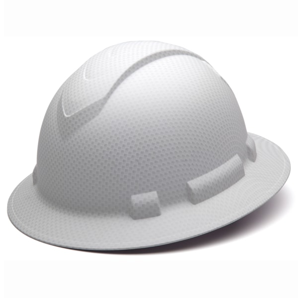 Ridgeline® Graphite Pattern Ratchet Suspension Full Brim Hard Hat