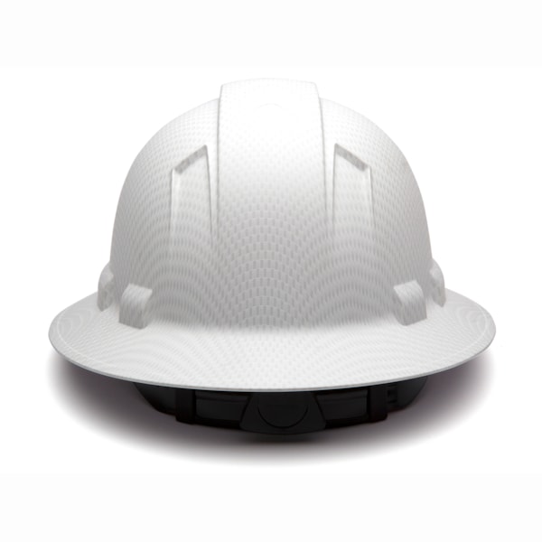 Ridgeline® Graphite Pattern Ratchet Suspension Full Brim Hard Hat