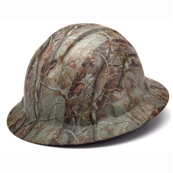 Ridgeline® Graphite Pattern Ratchet Suspension Full Brim Hard Hat