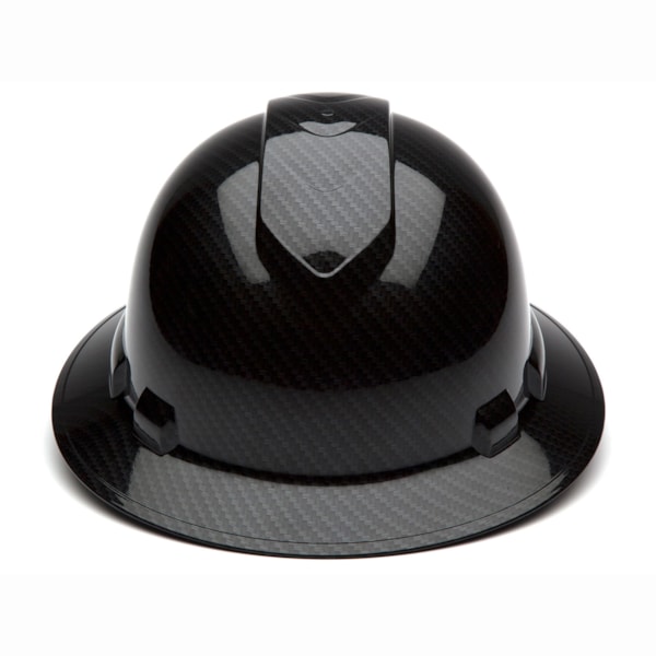 Ridgeline® Graphite Pattern Ratchet Suspension Full Brim Hard Hat