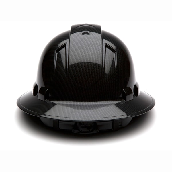 Ridgeline® Graphite Pattern Ratchet Suspension Full Brim Hard Hat