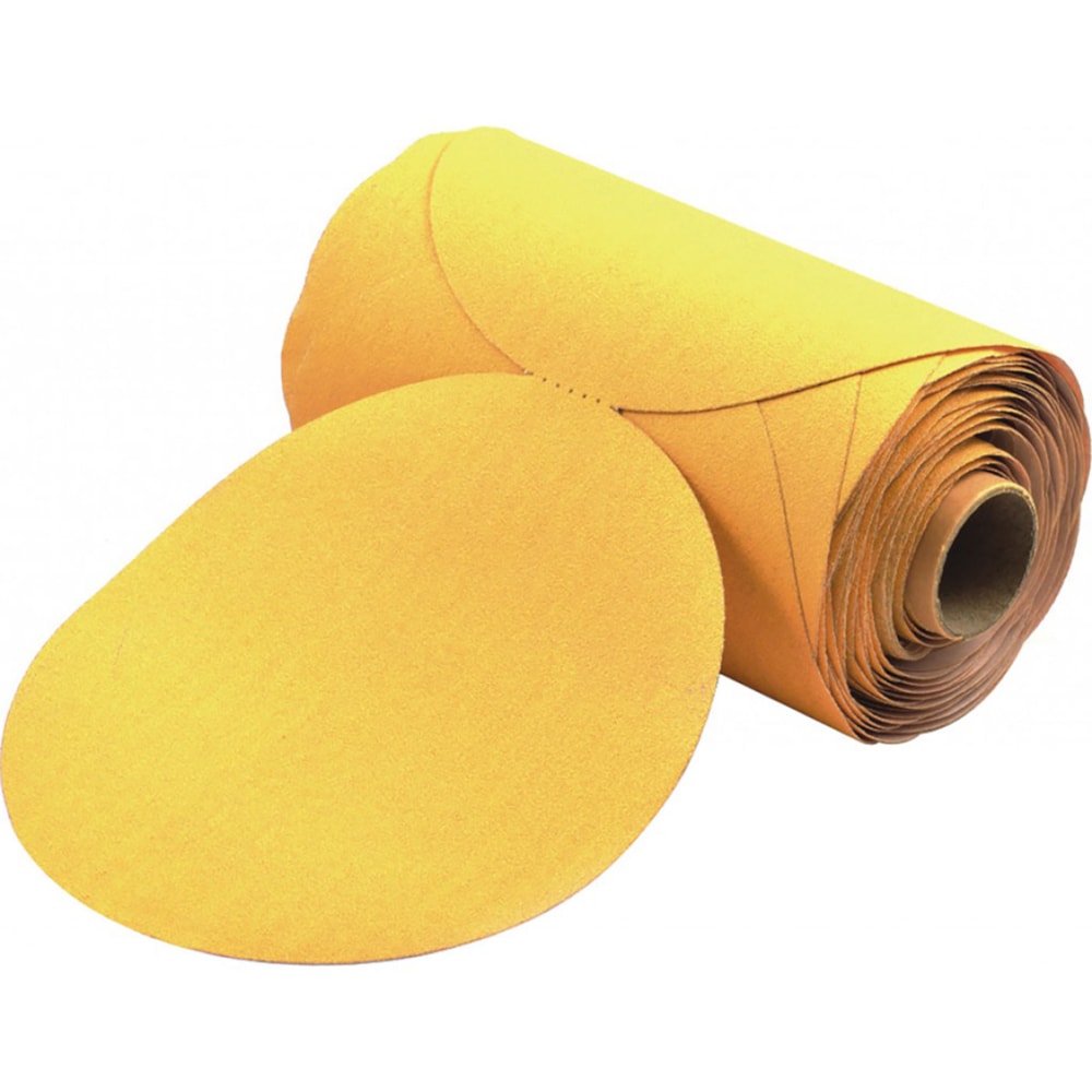 6" 120 Grit Spectra® Gold Paper PSA Disc Roll