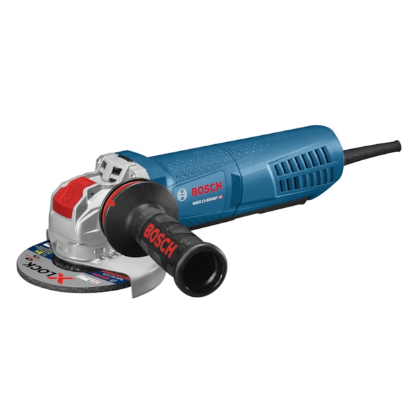 13 AMP 5" X-LOCK Wheel Mount Paddle Switch Variable Speed Angle Grinder