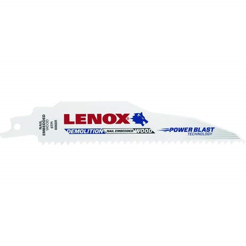6" 6 TPI Demolition Reciprocating Saw Blade 2/Pack