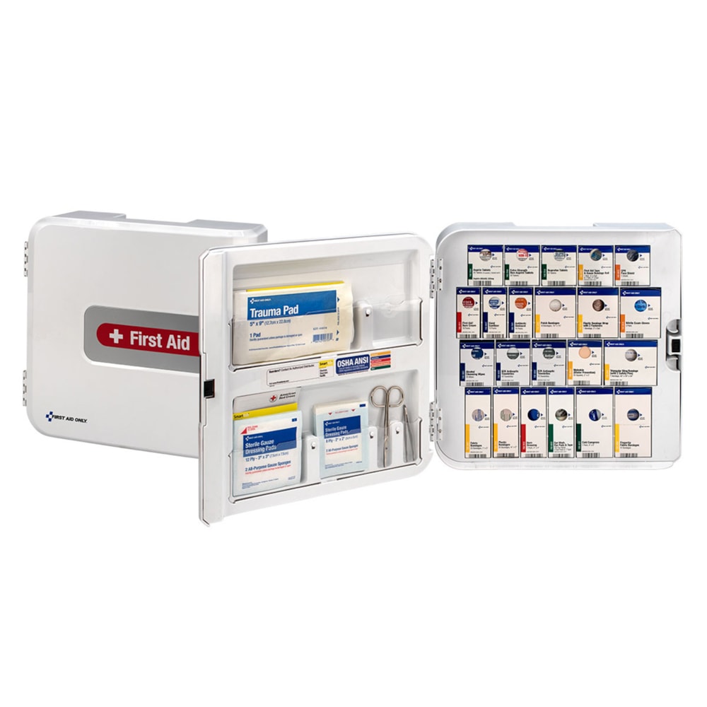 SmartCompliance 50-Person ANSI Compliant Plastic First Aid Cabinet