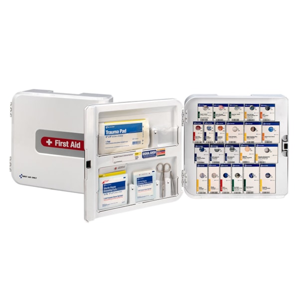 SmartCompliance 50-Person ANSI Compliant Plastic First Aid Cabinet