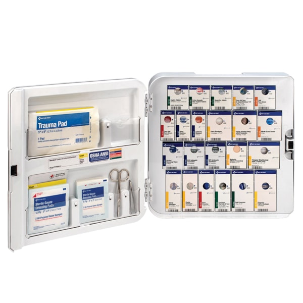 SmartCompliance 50-Person ANSI Compliant Plastic First Aid Cabinet