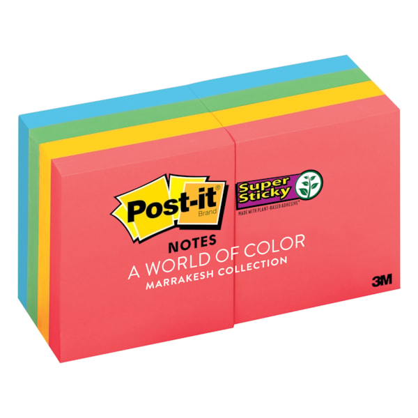 2" x 2" Super Sticky Notes 8 Pads/Pack