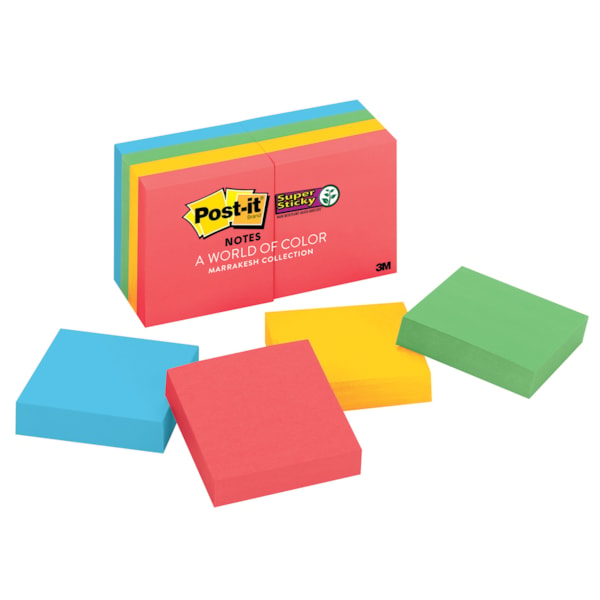 2" x 2" Super Sticky Notes 8 Pads/Pack