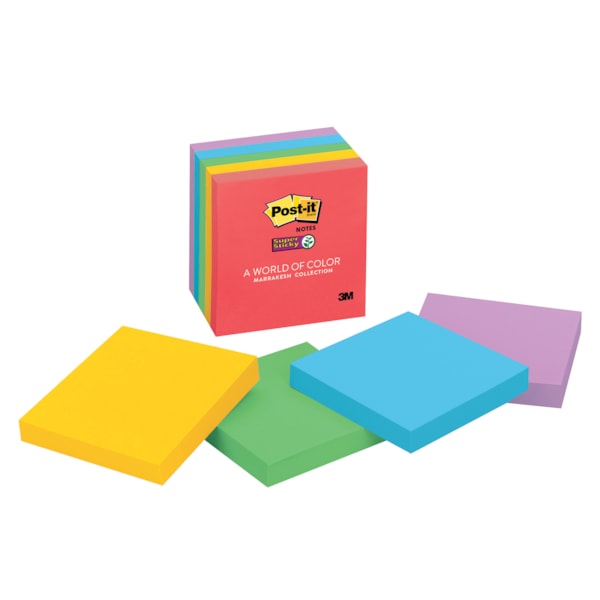 3" x 3" Super Sticky Notes 5 Pads/Pack